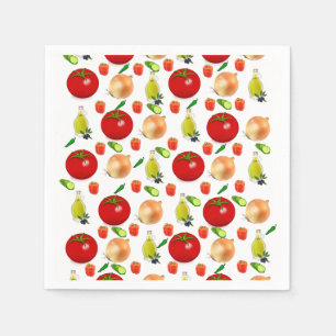 Guardanapo De Papel Papel para Salada de Tomate