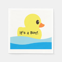 Guardanapo De Papel Papel Personalizado "Borracha Ducky" Napkins