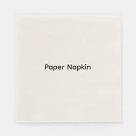 Guardanapo De Papel Papel Personalizado com Texto Minimalista