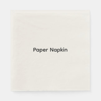 Guardanapo De Papel Papel Personalizado com Texto Minimalista