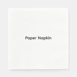Guardanapo De Papel Papel Personalizado com Texto Minimalista