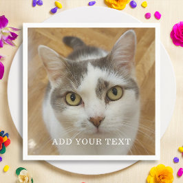 Guardanapo De Papel Papel Personalizado De Foto E Texto