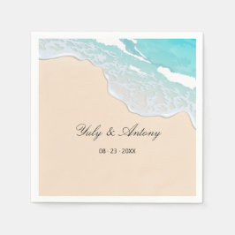 Guardanapo De Papel Papel Personalizado de Verão para Bar de Costa com