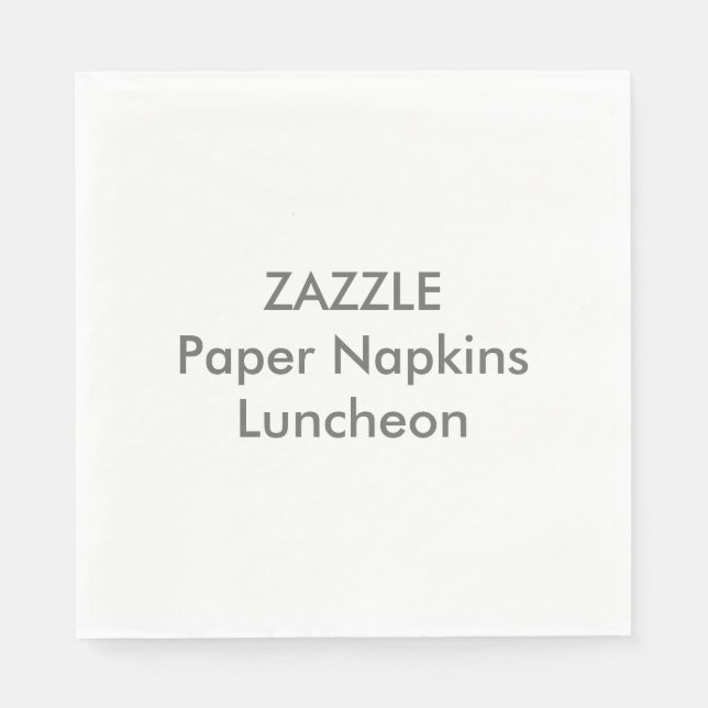 Guardanapo De Papel Papel personalizado Napkins BRANCO COCKTAIL (Frente)