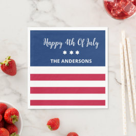 Guardanapo De Papel Papel Personalizado Napkins Em 4 De Julho