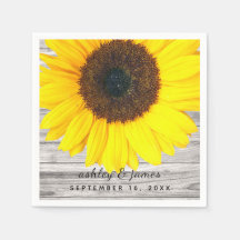 Papel Personalizado para Festa do Girassol Rústico