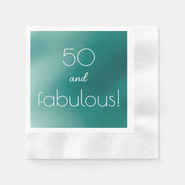 Guardanapo De Papel Papel personalizável escovado Emerald Napkin (Frente)