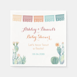 Guardanapo De Papel Papel Picado Cactos Chá do tema mexicano