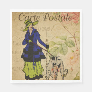 Guardanapo De Papel Papel postal francês Napkin