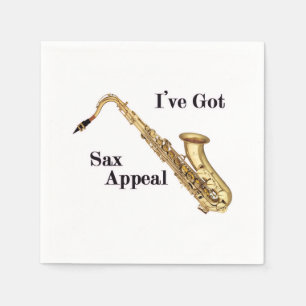 Guardanapo De Papel Papel Saxofone Napkin