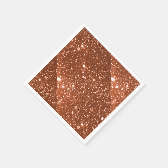 Guardanapo De Papel Papel Sparkle de cobre Nápoles (Canto)