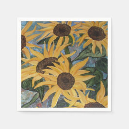 Guardanapo De Papel Papel Sunflower Napkins