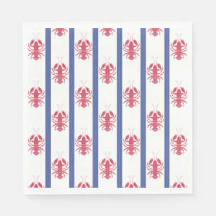 Guardanapo De Papel Papel Tema da Lagosta de Verão Nápoles