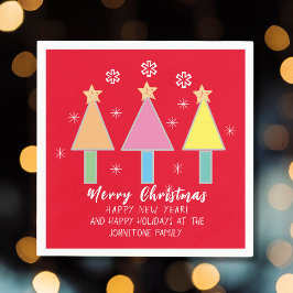 Guardanapo De Papel Papel Vermelho Cugado - Nome Personalizado da Árvo