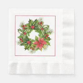 Guardanapo De Papel Papel Wreath de Natal Napkins