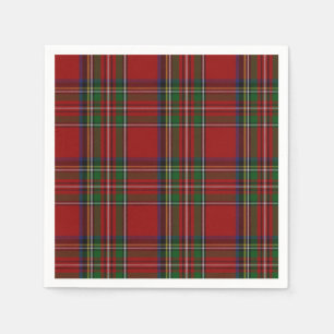 Guardanapo De Papel Papel Xadrez Real Stewart Tartan