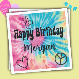 Guardanapo De Papel Papelão de Tie Dye