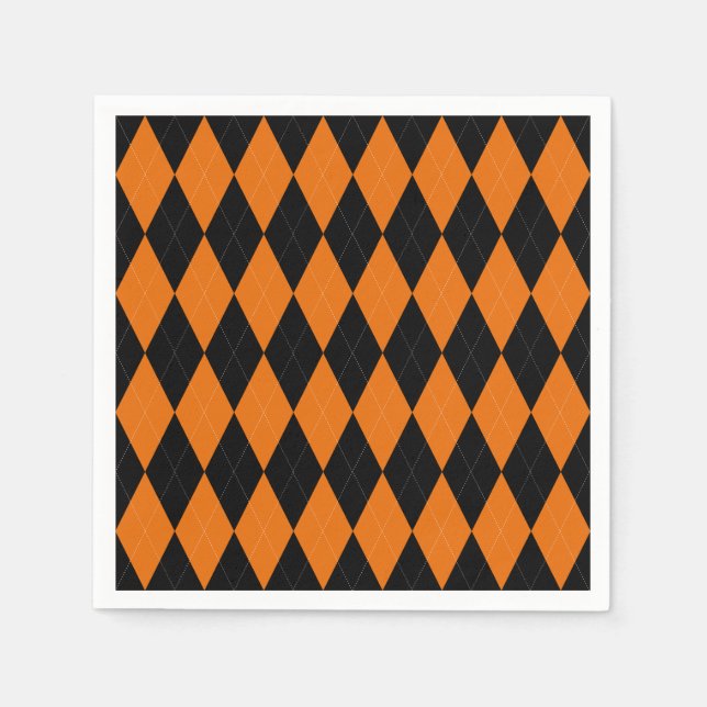 Guardanapo De Papel Papelão do Partido Estilo Laranja-Anormal (Frente)