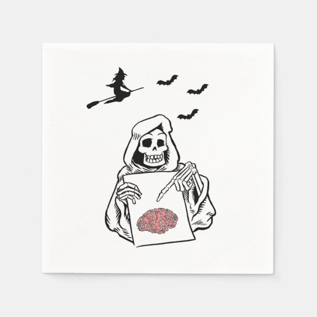 Guardanapo De Papel Paper Napkins Halloween (Frente)