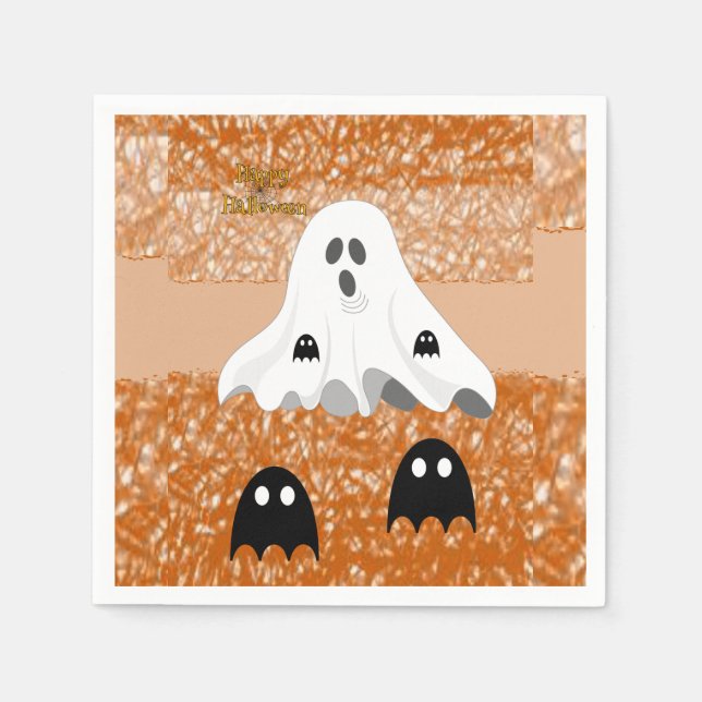 Guardanapo De Papel Paper Napkins Halloween (Frente)