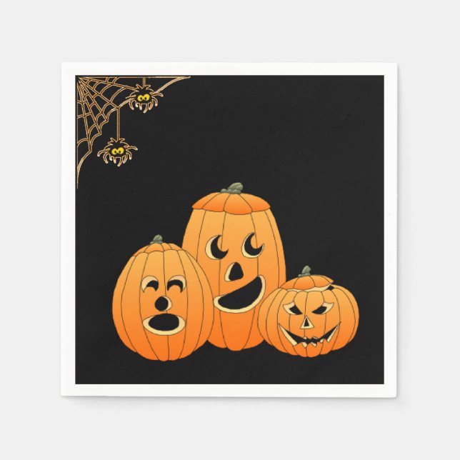 Guardanapo De Papel Paper Napkins Halloween (Frente)