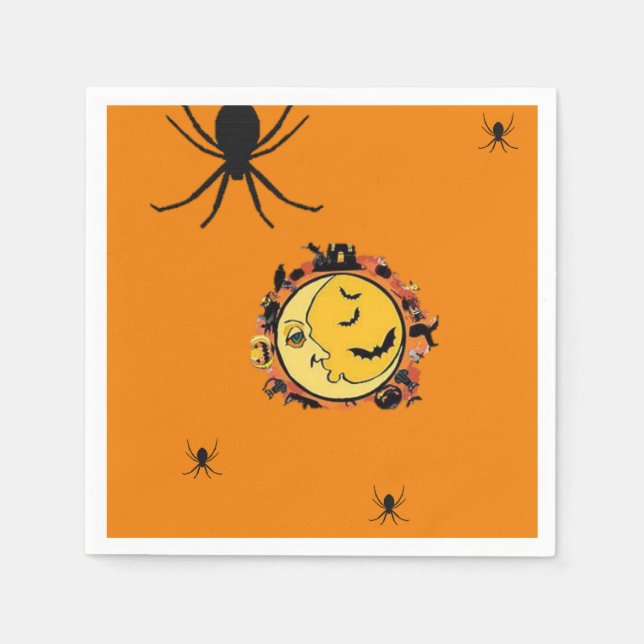 Guardanapo De Papel Paper Napkins Halloween (Frente)