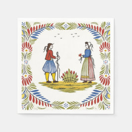 Guardanapo De Papel Paper Napkins Luncheon Quimper