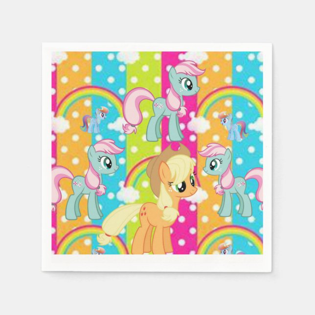 Guardanapo De Papel Paper Napkins Pony (Frente)