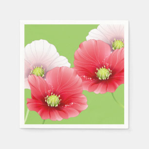 Guardanapo De Papel Papoilas bonito florais