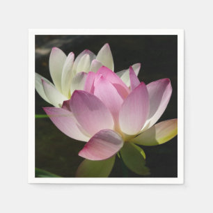 Guardanapo De Papel Par de Flores de Lotus II