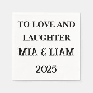 Guardanapo De Papel Para Amar E Filmar Costumes Napkins - Casamento 20