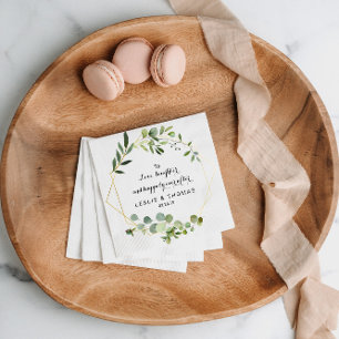 Guardanapo De Papel Para amar, rir e feliz para sempre