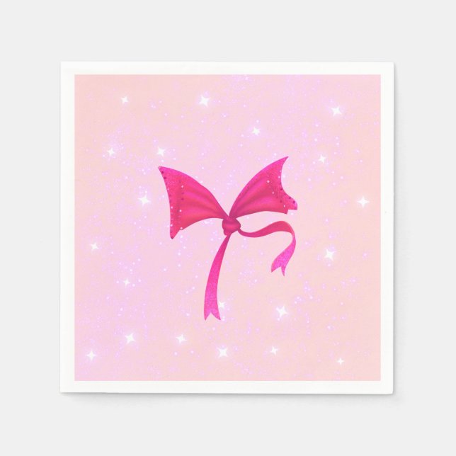 Guardanapo de papel para aniversário de princesa r (Frente)