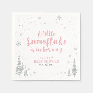 Guardanapo de Papel para Chá de Bebê de Inverno Pa