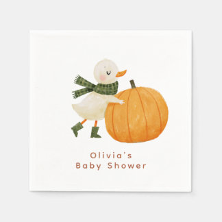 Guardanapo de papel para chá de bebê Little Pumpki