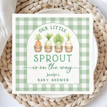 Guardanapo de papel para chá de bebê Little Sprout