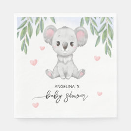 Guardanapo de papel para chá de fraldas.