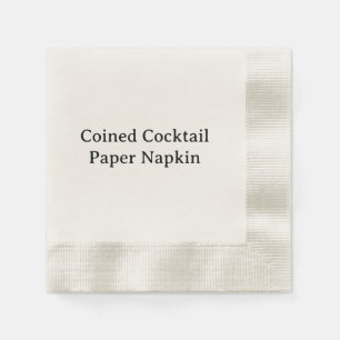 Guardanapo de papel para coquetel cunhado criado p