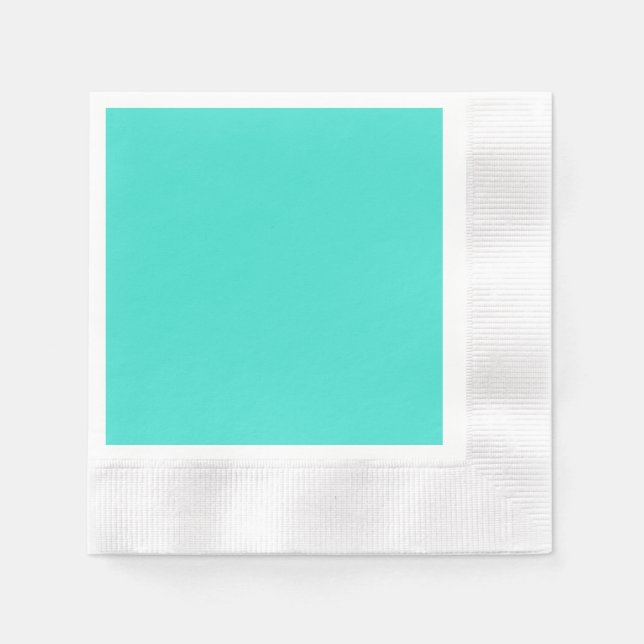 Guardanapo de papel para coquetel cunhado em Turqu (Frente)