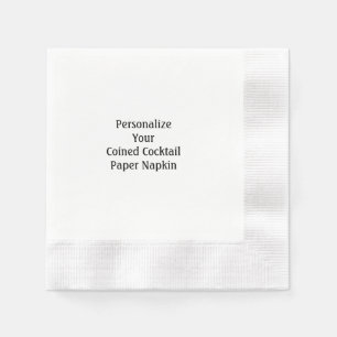 Guardanapo de papel para coquetel cunhado por si