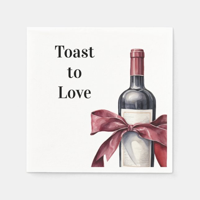 Guardanapo de papel para despedida de solteira no  (Frente)