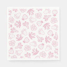 Guardanapo de papel para despedida de solteira ros