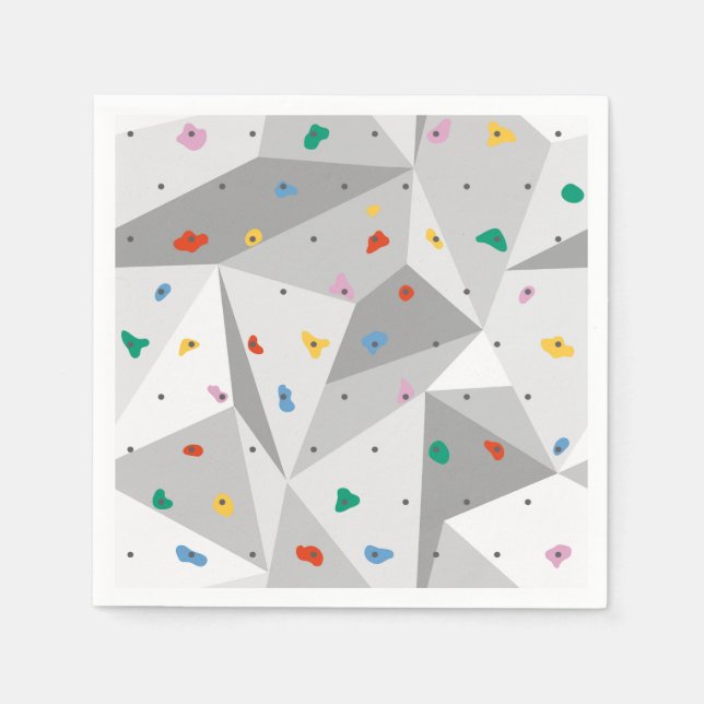 Guardanapo de papel para escalada em rocha, Aniver (Frente)