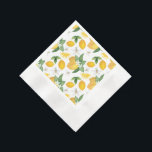 Guardanapo de papel para festa com tema de limão A<br><div class="desc">Adicione um toque de charme italiano à sua próxima festa com esses guardanapos de papel para festa com tema de limão Amalfi. O vibrante padrão de limão iluminará qualquer ambiente de mesa, perfeito para celebrações de verão. Adicionando um toque de cor e estilo à sua reunião. Atualize a decoração da...</div>