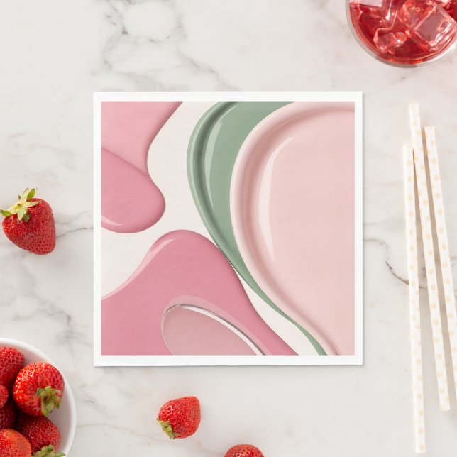 Guardanapo de papel para lanche em gráfico elegant (Insitu)