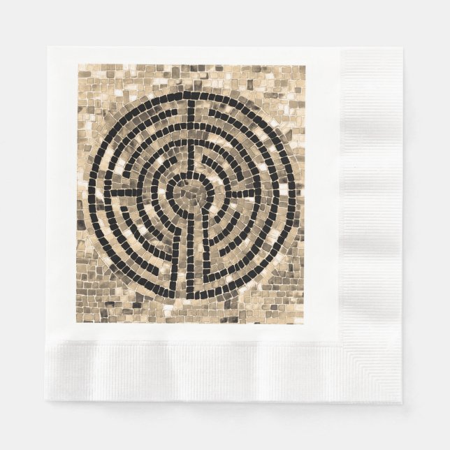 Guardanapo de papel para lanche LABYRINTH V - Bran (Frente)
