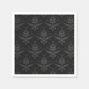Guardanapo de papel para mesa de casamento preto g