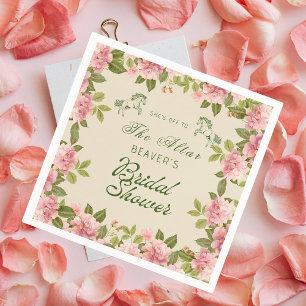 Guardanapo De Papel Para o altar Derby Floral Chá de panela