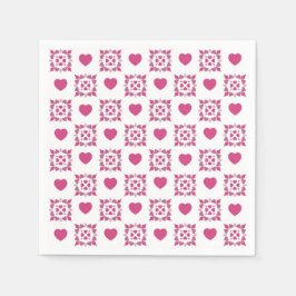 Guardanapo de papel para o Dia dos Namorados