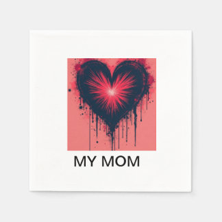 Guardanapo De Papel "Para sempre no meu coração: um tributo a uma mãe